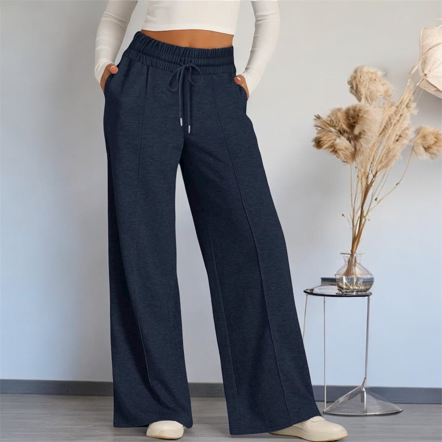 Women's High Waisted Wide Leg Sweatpants Casual