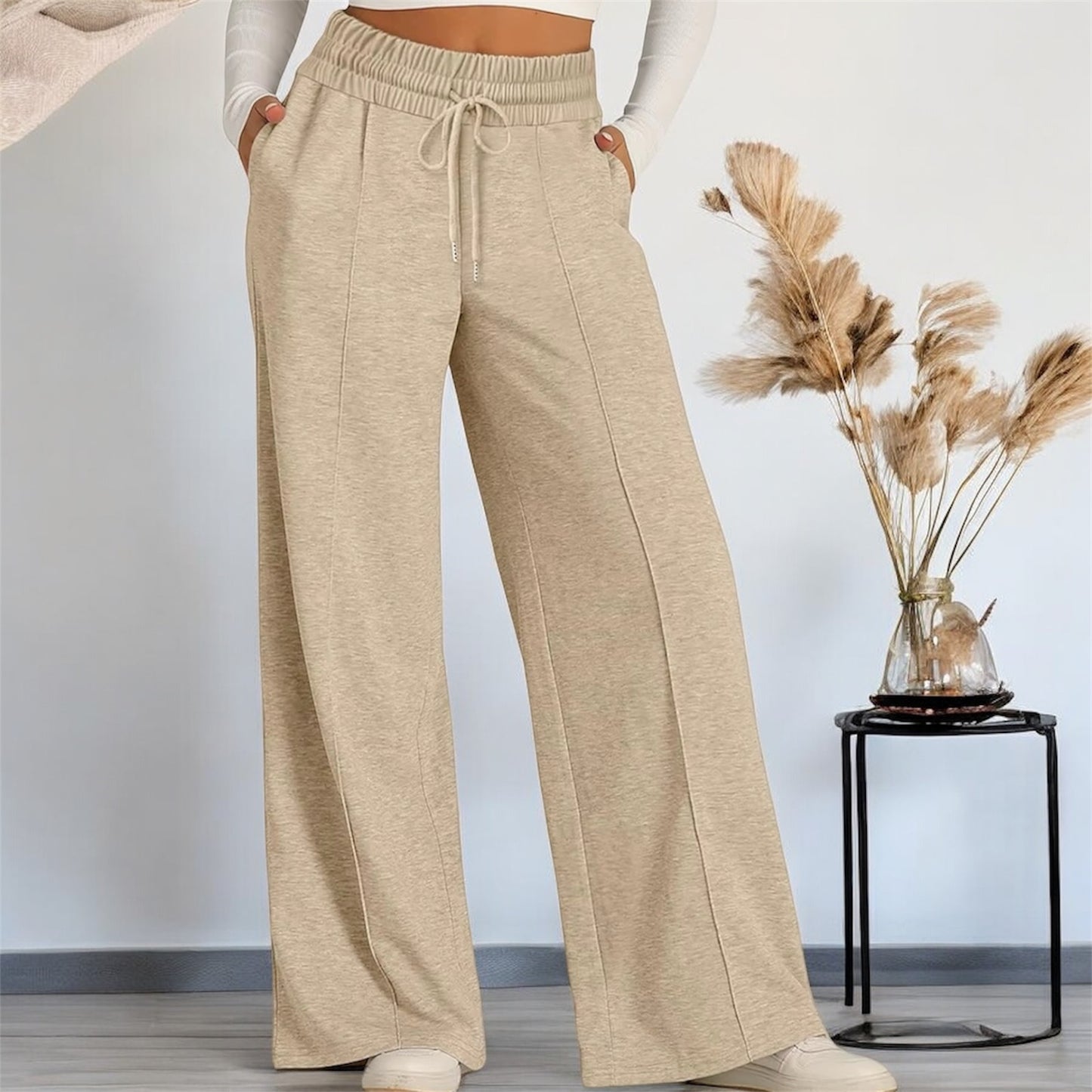 Women's High Waisted Wide Leg Sweatpants Casual