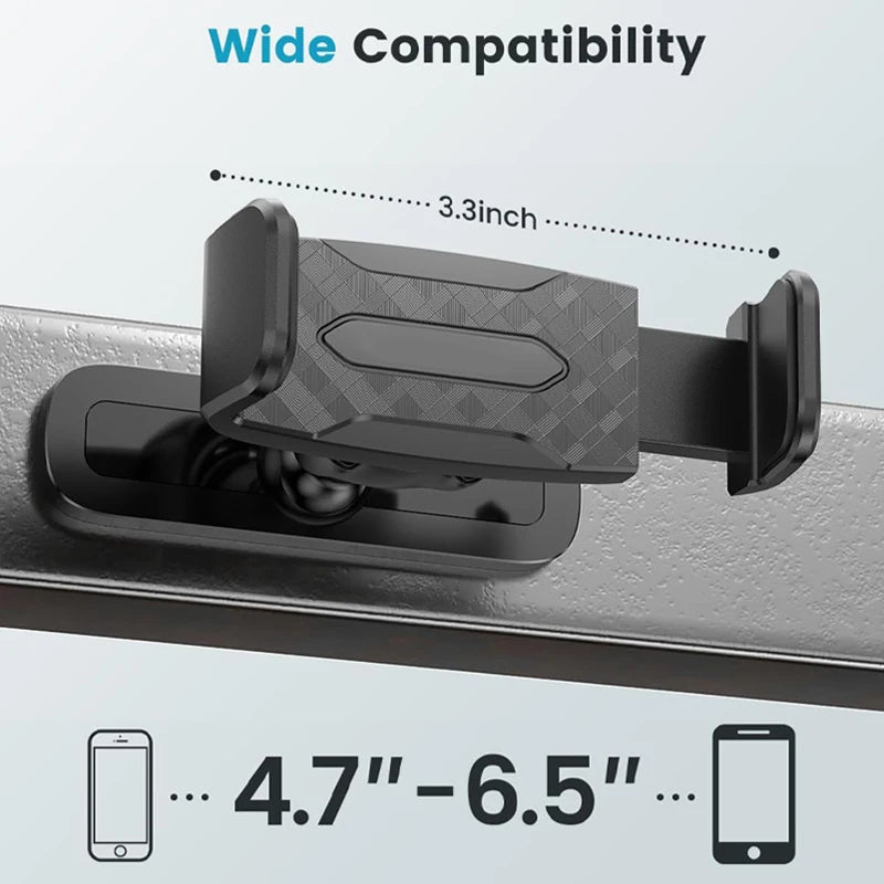 Tenmtoo 360° Adjustable Magnetic Phone Holder - Perfect for iPhone 15/14/13 and All 4.7-6.5 Inch Smartphones