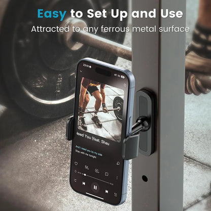 Tenmtoo 360° Adjustable Magnetic Phone Holder - Perfect for iPhone 15/14/13 and All 4.7-6.5 Inch Smartphones